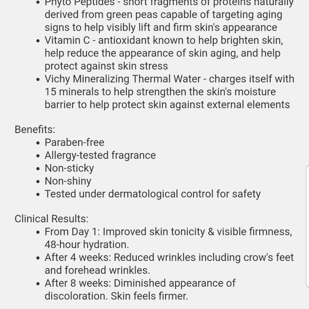 4 MINI VICHY LABORATOIRES LIFTACTIV PEPTIDE-C ANTI-AGING 48-HOUR MOISTURIZERS. - Picture 4 of 6